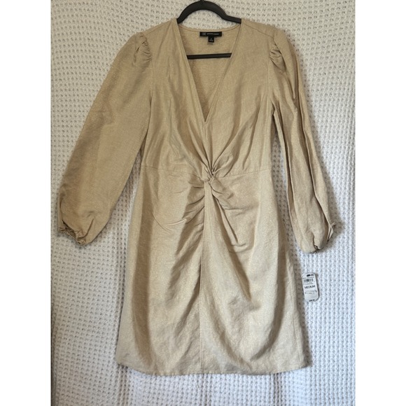 INC International Concepts Womens Toasted Twine Twist Front Dress - Picture 1 of 5